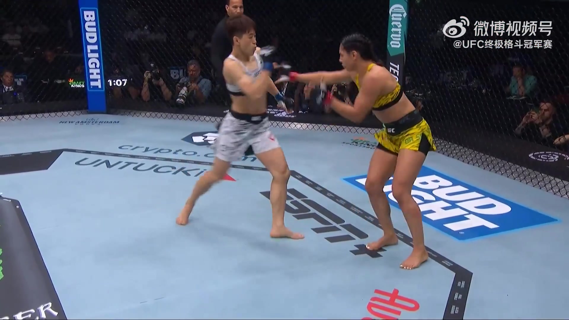 png电子网站王炸！王聪三回合击败“暴力女王”阿里安妮，进UFC蝇量级前十五